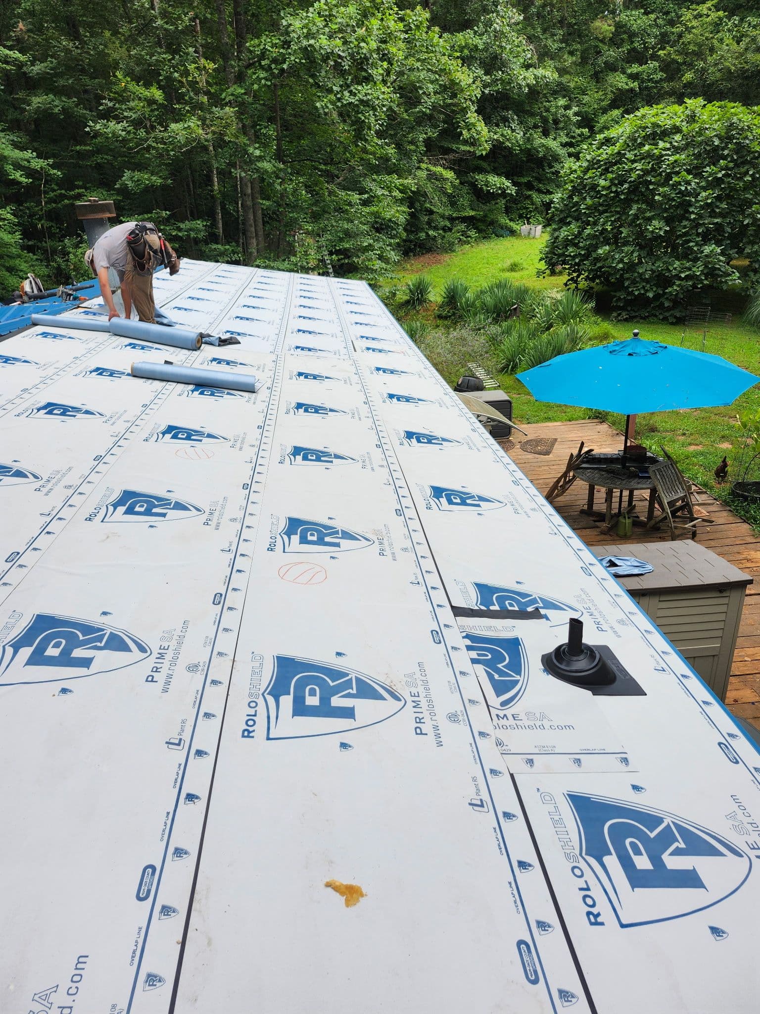 Gallery photos for Durable Blue Metal Roof Installed in Durham: Image #1