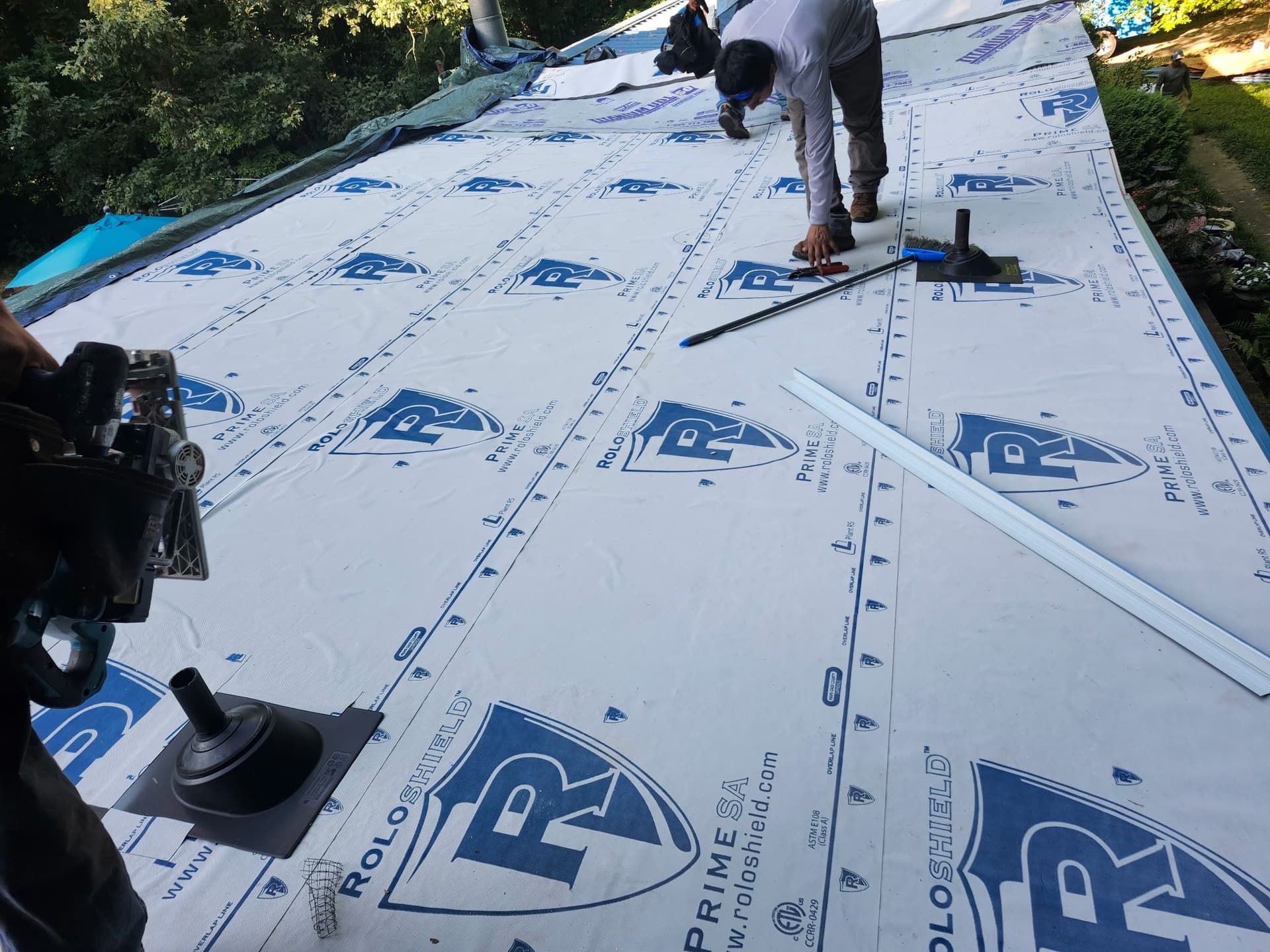 Gallery photos for Durable Blue Metal Roof Installed in Durham: Image #5